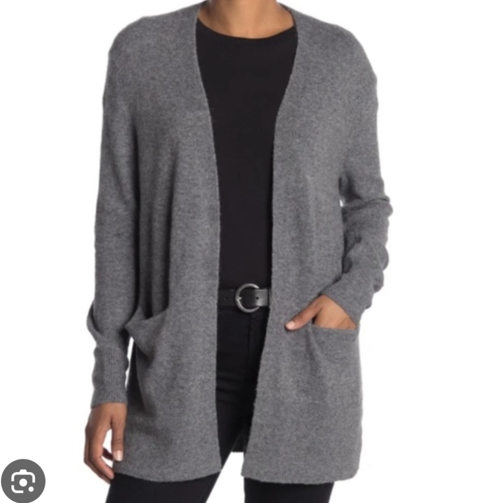 Madewell Cozy Walker Cardigan grey wool / alpaca blend
